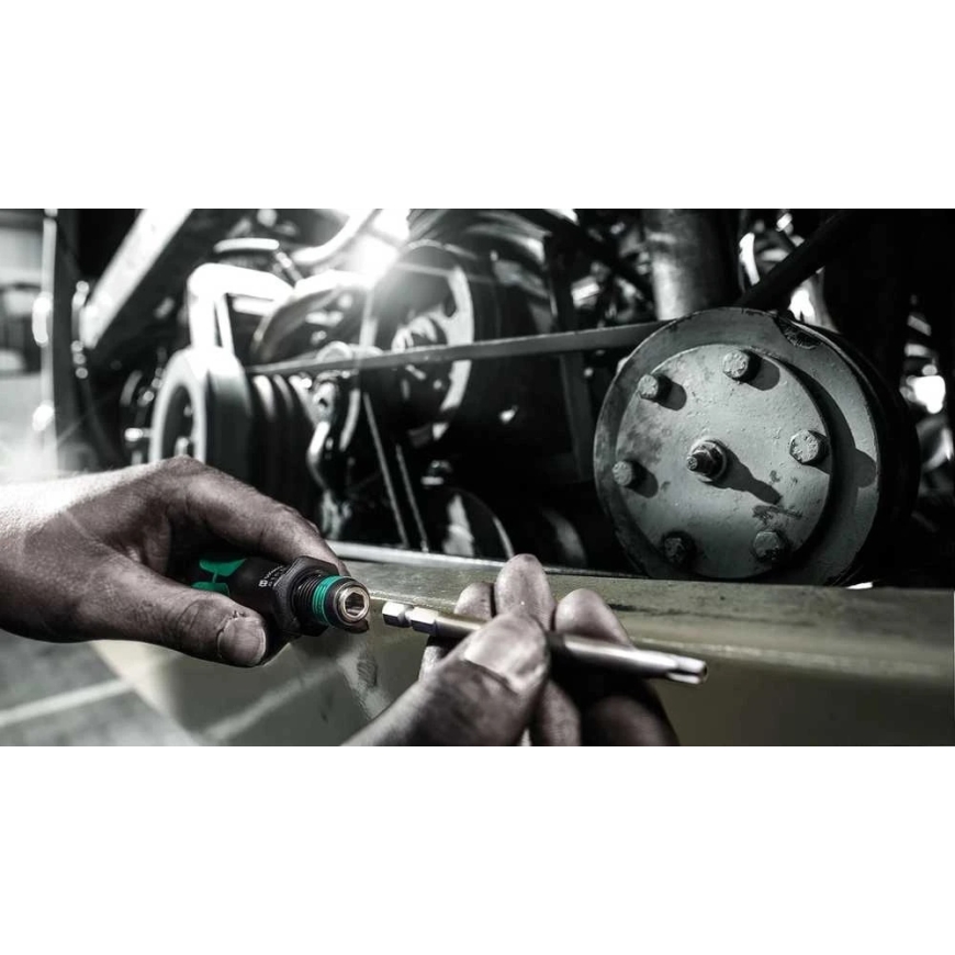1/4 tolli kinnitushoidik kruvidele, millel on auk ja kaitsepink, "suurus TX25/89mm", Wera [05060053001] – 2