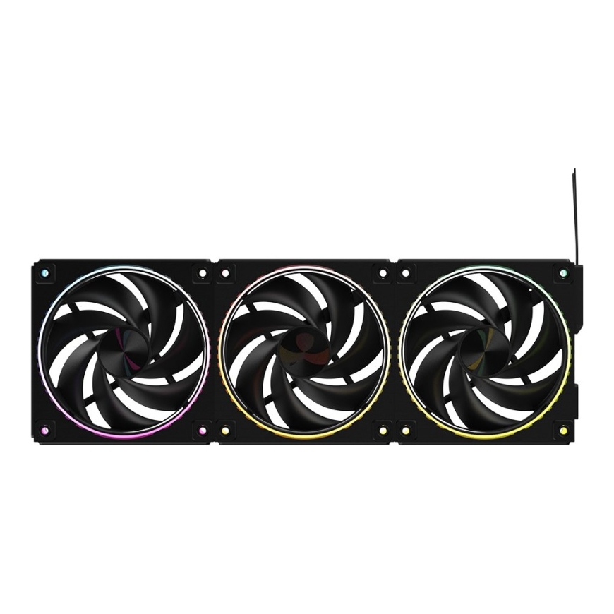 Zalman ZM-DF120 Juodas 120mm Daisy Chain Ventiliatorius, PWM, 2300RPM – 5