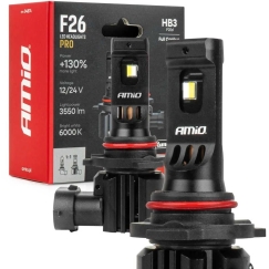 LED Car Bulbs HB3 F26 PRO LumiTec LIMITED +130% DUO FULL CANBUS 12V/24V AMIO-04874