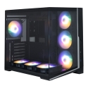 Zalman D40F, ATX Mid Tower -kotelo, 7 x 120 mm FRGB-tuulettimet, musta Zalman D40F, ATX Mid Tower -kotelo, 7 x 120 mm FRGB-tuulettimet, musta