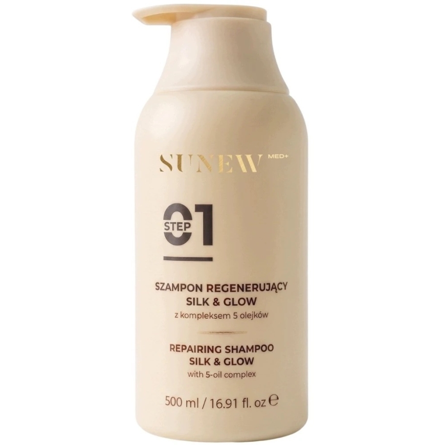 SunewMed+ Silk and Shine Regenerating Shampoo with 5 Oil Complex 500 ml – 2