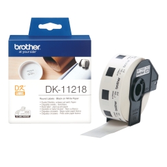 Brother DK-11218 printerimärgis Valge