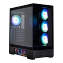 Zalman P40 DS, ATX Mid Tower PC Case, 4 x 120mm ARGB Fans, Black