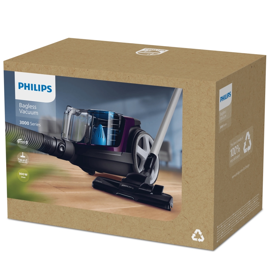 Philips 3000 series FC9333/09 пылесос 1,5 L Цилиндрический пылесос Cухой 900 W Без мешка – 4