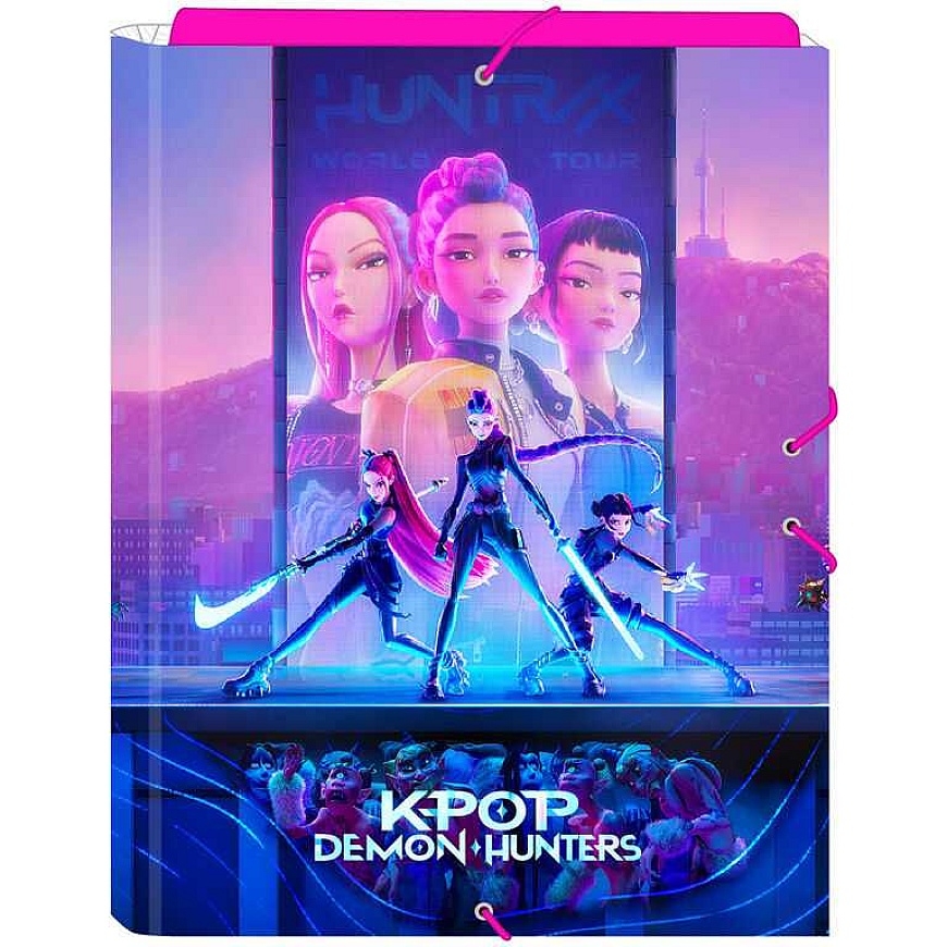 Safta Demon Hunters Kpop папка с клапаном