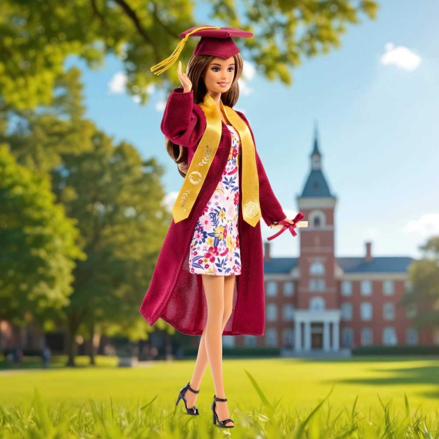 Mattel BARBIE GRAD WISHES kolekcinė absolventė lėlė (JJX81) – 2
