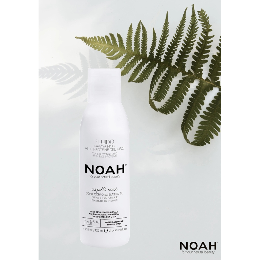 NOAH 5.13. Curl Reviving Fluid matu šķidrums ar rīsu proteīnu, 125 ml – 2