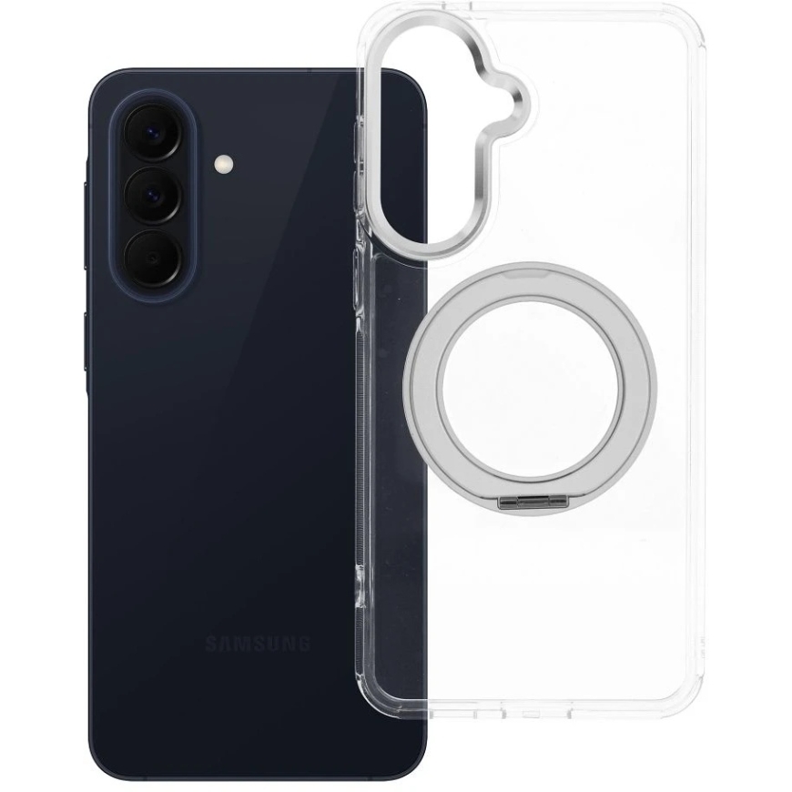 OEM Maciņš Samsung A57 Frame Circle Stand saderīgs ar MagSafe, caurspīdīgs