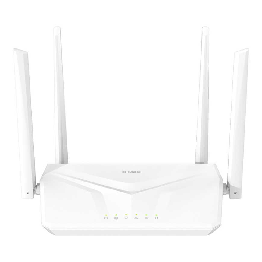 D-Link S12 juhtmevaba ruuter Gigabit Ethernet Kaks sagedusala (2,4 GHz / 5 GHz) Valge