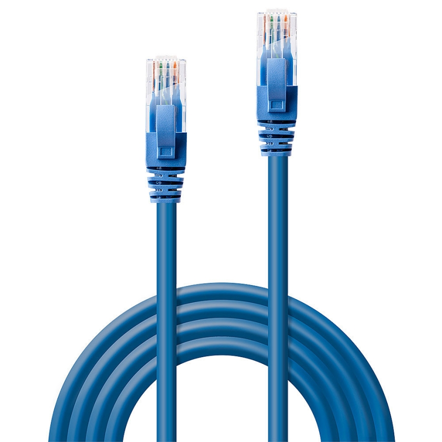 Lindy 2m Cat.6 U/UTP Network Cable, Blue – 3