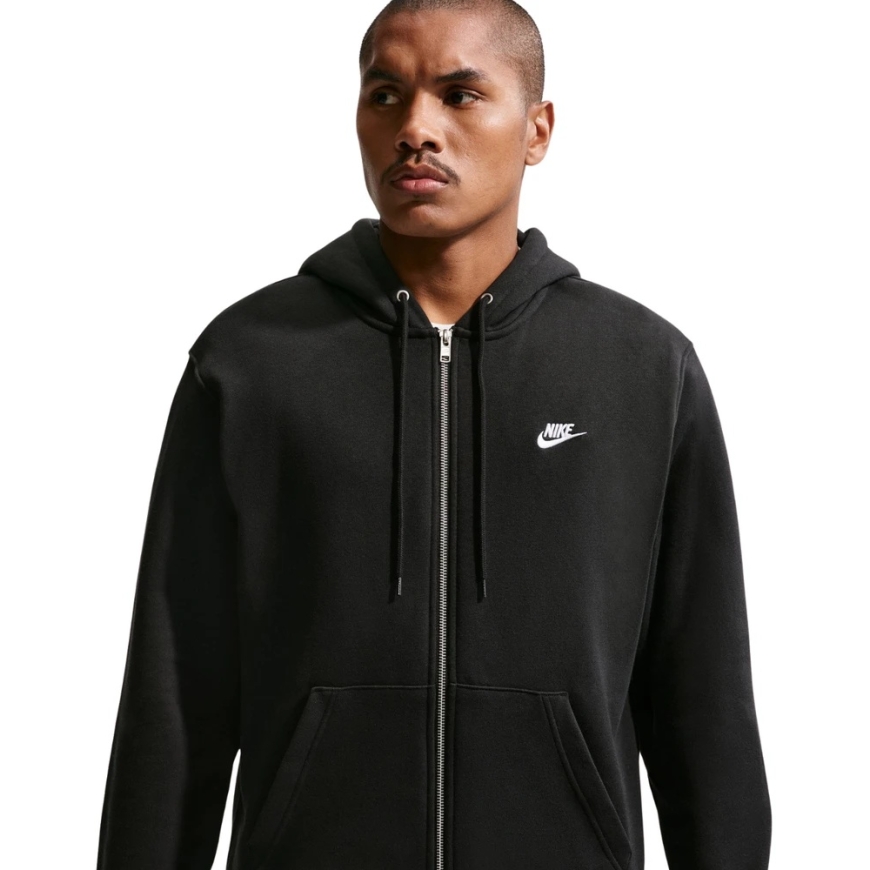 Bluza vyriška Nike Club BB FZ Hoodie juoda FN3861 010 (XL) – 3