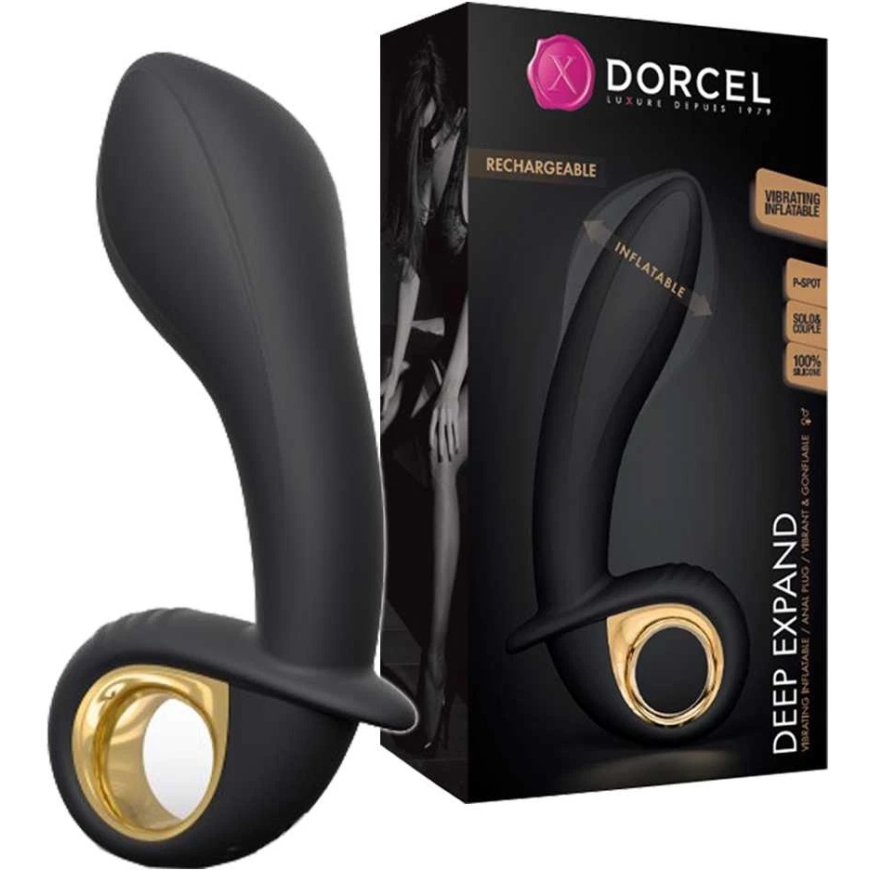 Sūkņojams vibrators Dorcel Deep Expand 16cm 10 režīmi – 2