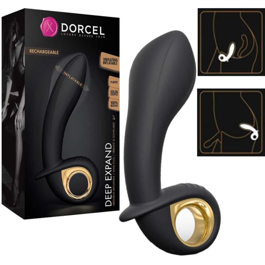 Dorcel Deep Expand 16cm Pumpable Vibrator 10 Modes – 3
