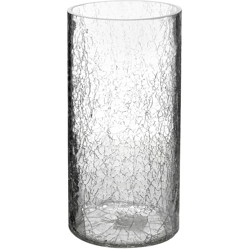 Mondex Since 1986 SERENITE Vaza cilindras 15x15x30cm įtrūkęs stiklas