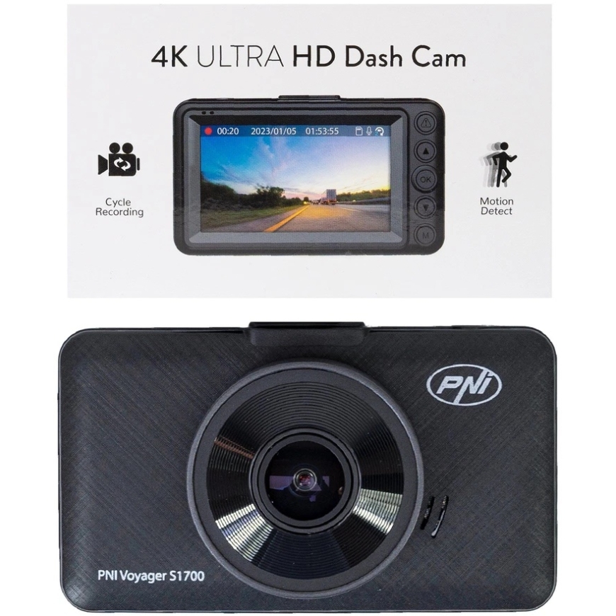 PNI Voyager S1700 4K UHD auto kaamera – 4