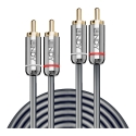 Lindy 35349 audio kabelis 10 m 2 x RCA Antracīts Lindy 35349 audio kabelis 10 m 2 x RCA Antracīts