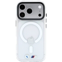 BMW M IML блестящий металлический логотип и отделка MagSafe чехол для iPhone 17 Pro / 18 Pro - прозрачный BMW M IML блестящий металлический логотип и отделка MagSafe чехол для iPhone 17 Pro / 18 Pro - прозрачный