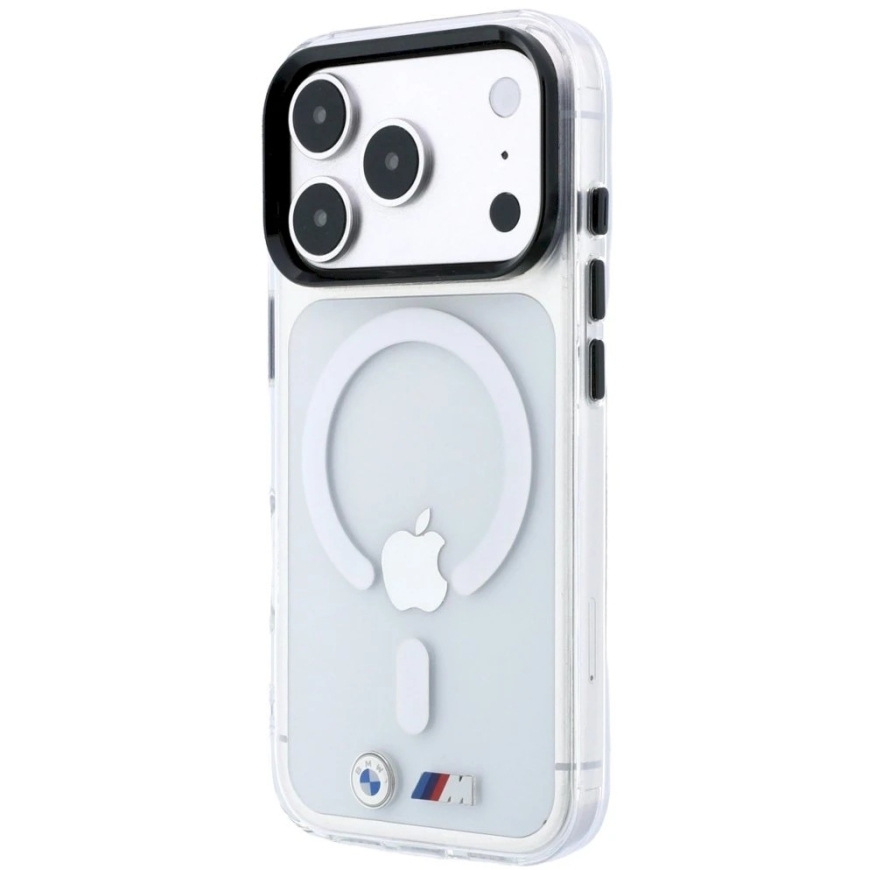 BMW M IML spīdīgs metāla logo un apdare MagSafe maciņš iPhone 17 Pro / 18 Pro - caurspīdīgs – 5