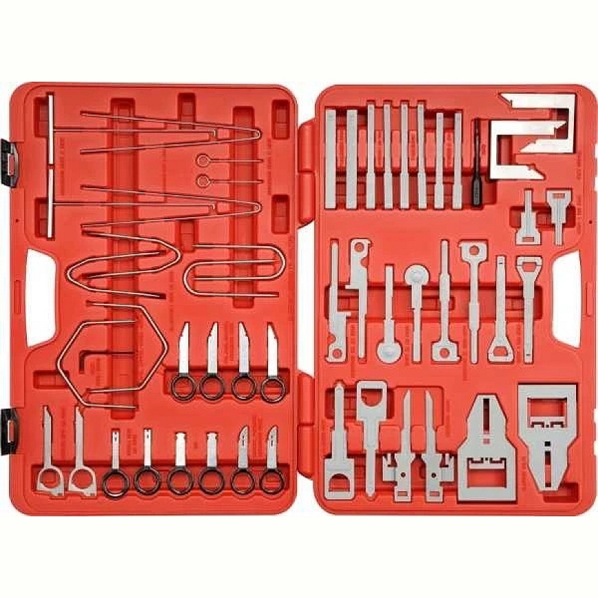 Toya Sa Poland Set for Removing Car Radios and Ignition Locks | 52 pcs. (YT-0838)