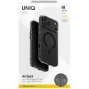 Dėklas UNIQ Airsuit, skirtas iPhone 18 Pro Max / 17 Pro Max, su Magclick įkrovimu, juodas Dėklas UNIQ Airsuit, skirtas iPhone 18 Pro Max / 17 Pro Max, su Magclick įkrovimu, juodas