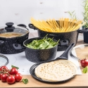 Klausberg Marble Non-Stick Cookware Set, 7 Pieces Klausberg Marble Non-Stick Cookware Set, 7 Pieces