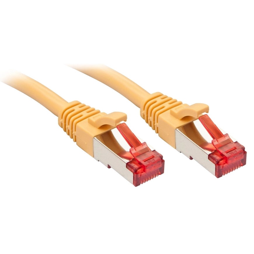 Network Cable - LINDY Cat.6 S/FTP Network Cable, RJ45, M/M, 250MHz, 27AWG, 10 m, Yellow