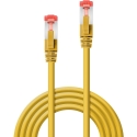 Verkkokaapeli - LINDY Cat.6 S/FTP verkkokaapeli, RJ45, M/M, 250MHz, 27AWG, 10 m, Keltainen