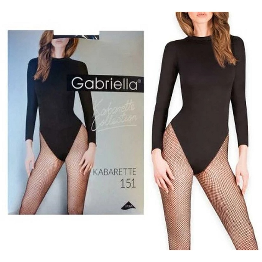 Gabriella Salvete Apakšveļa - Kabarette/Zābaki 151 Melna S/M – 3