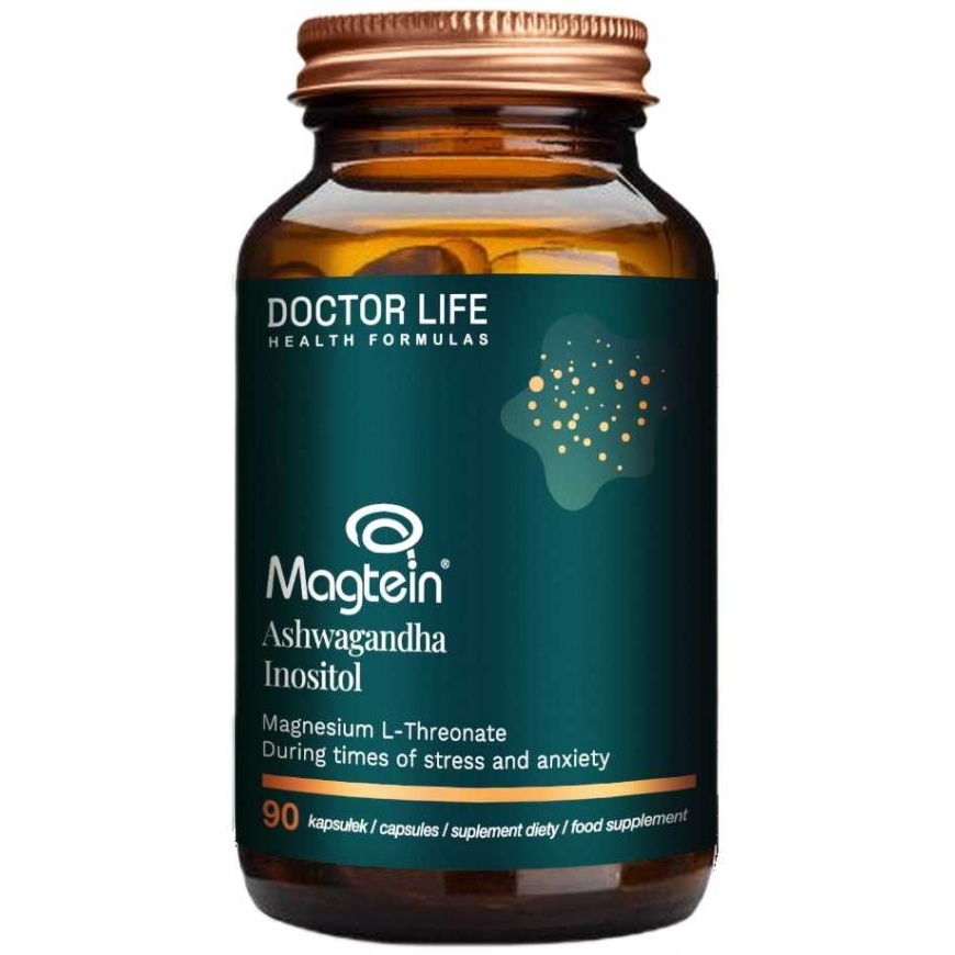 Doctor Life "Magtein" cognitive function support magnesium L-threonate dietary supplement, 90 capsules
