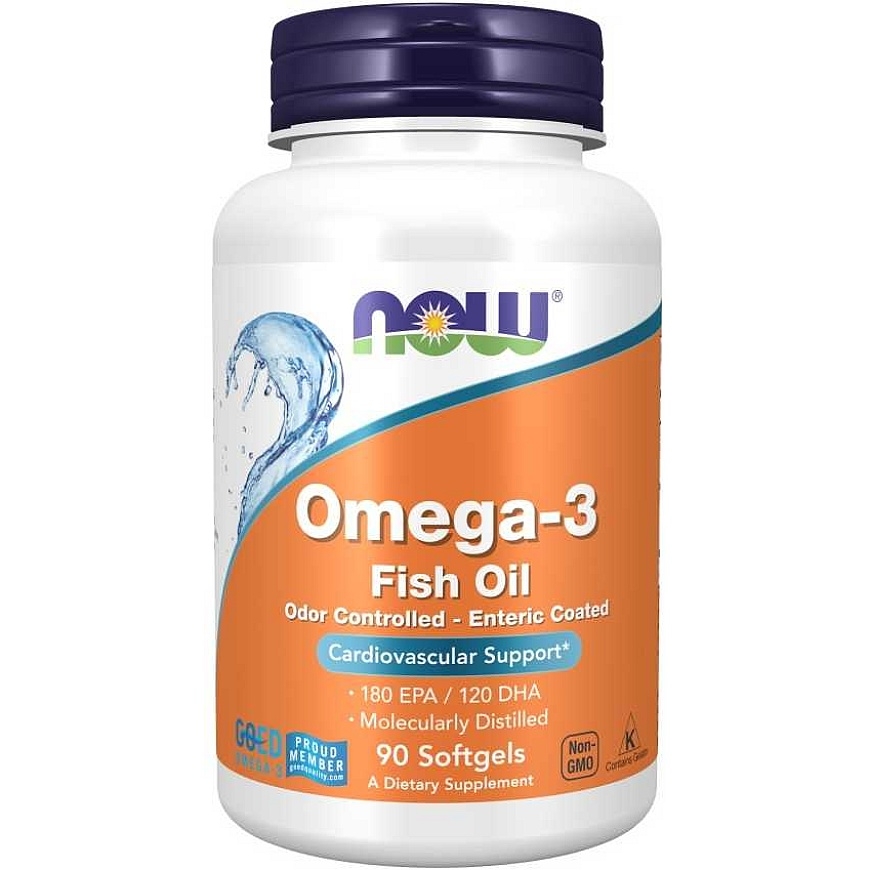 Now Foods Omega-3 toidulisand, 90 pehmet kapslit