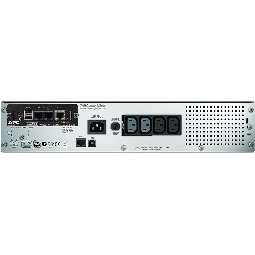 APC Smart-UPS 750VA nepārtrauktas barošanas avots (UPS) Line-Interactive 0,75 kilovoltampērs 500 W 4 – 2