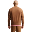 Men's Nike Club FT Sweater, Brown Men's Nike Club FT Sweater, Brown