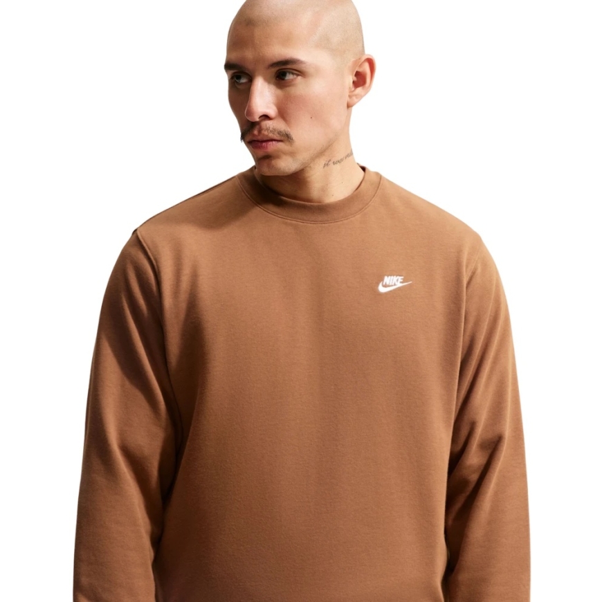 Vīriešu džemperis Nike Club FT, brūns – 3