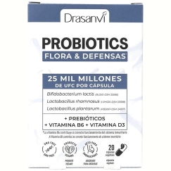 Drasanvi PROBIOTICS FLORA AND DEFENSES kapsulas 20 gb