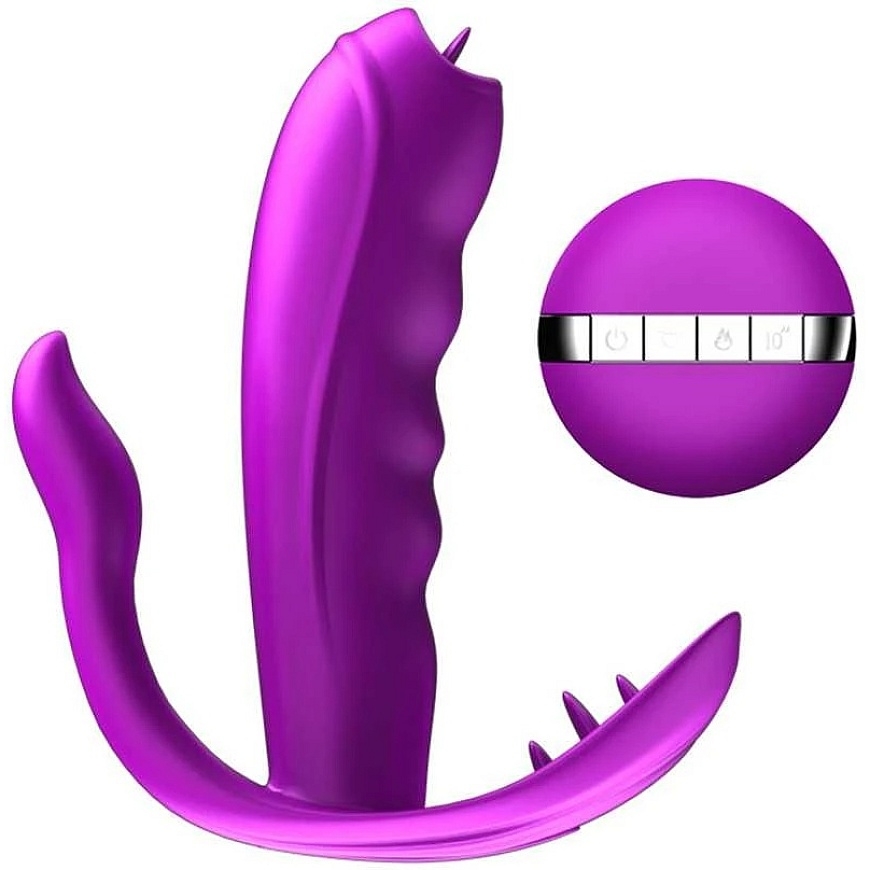 B sērijas Fox B sērijas vibrators apakšveļai un klitorim ar siltu tālvadības pulti – 2