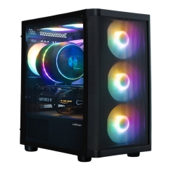 Zalman M4 SE, mATX Mini Tower -kotelot, 6 x 120 mm FRGB -tuulettimet, musta