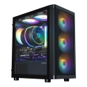 Zalman M4 SE, mATX Mini torņa datora korpuss, 6 x 120mm FRGB ventilatori, melns Zalman M4 SE, mATX Mini torņa datora korpuss, 6 x 120mm FRGB ventilatori, melns
