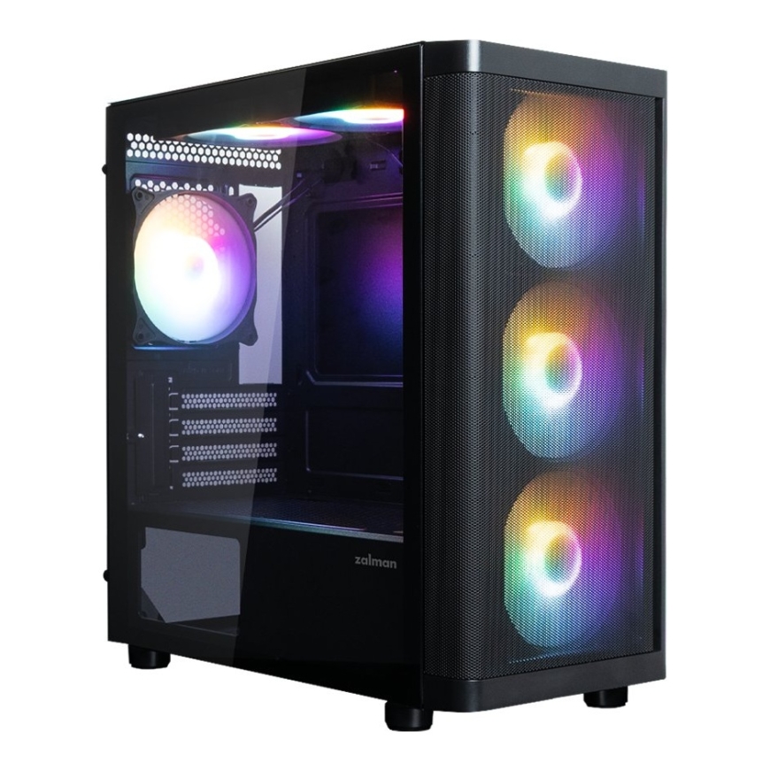 Zalman M4 SE, mATX Mini Tower PC Case, 6 x 120mm FRGB Fans, Black – 5
