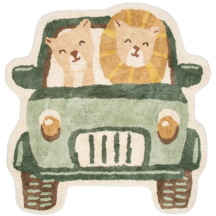 Little Dutch Rug ´Safari Car´ 108×110 cm