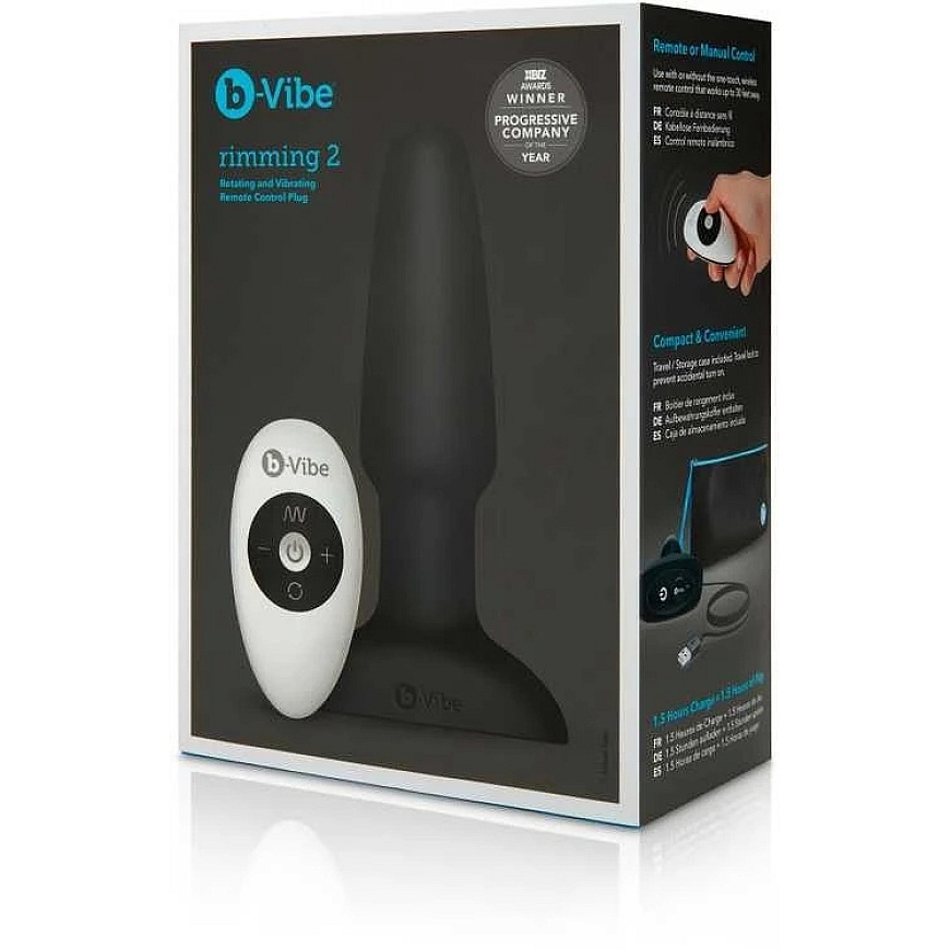 Dreamtoys b-Vibe anālais Plug Melns – 3