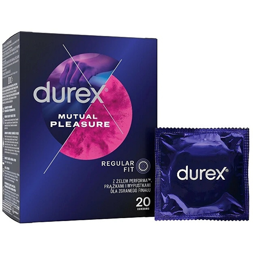 Презервативы Durex Mutual Pleasure с delaying stud для задержки эякуляции 20 шт – 3