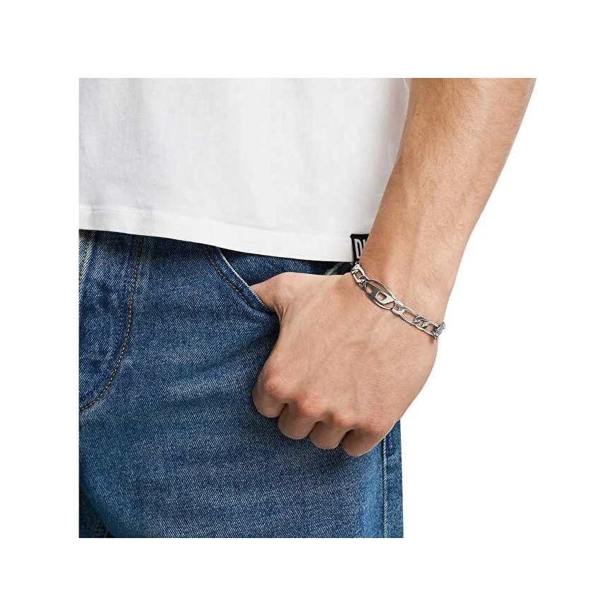 Diesel Modern unisex käevõru D Logo DX1599040 – 2