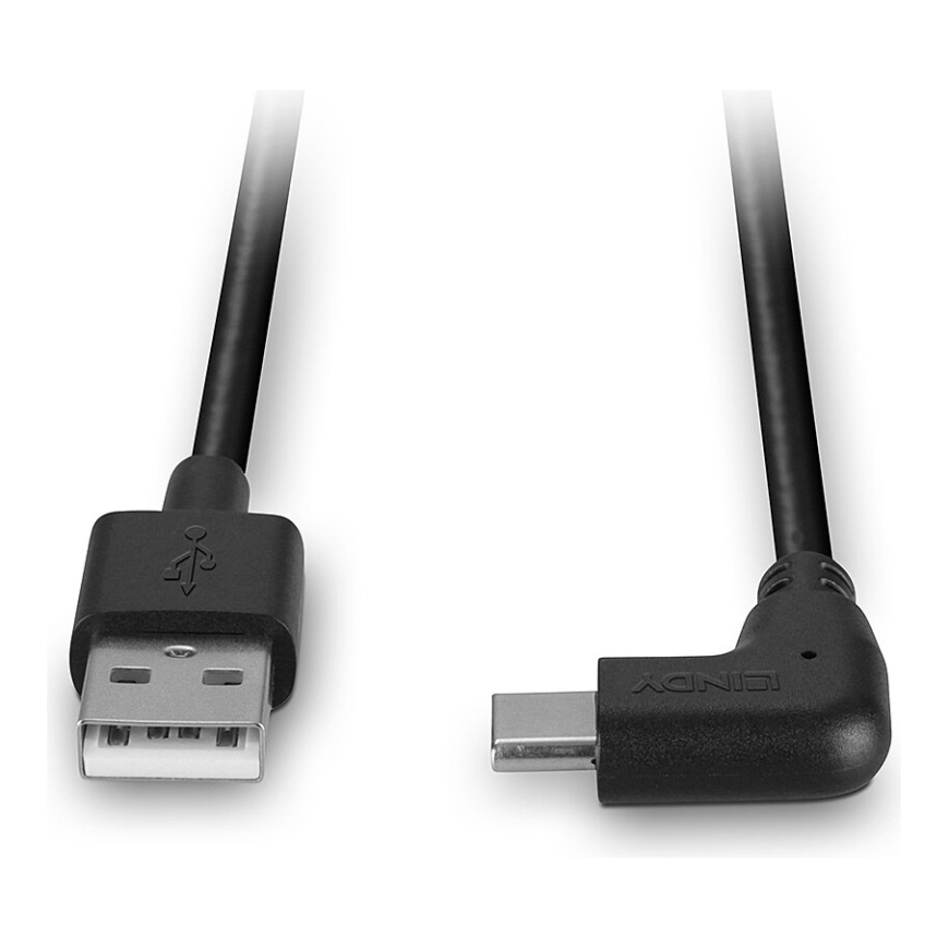 Lindy 32000 USB-kaapeli USB 2.0 0,5 m USB A USB C 15 W Musta – 4
