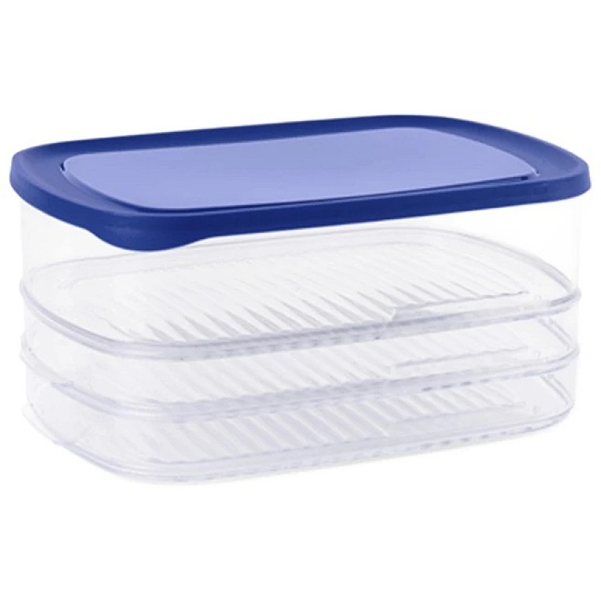 Three-tier cheese and slice container / Amuse