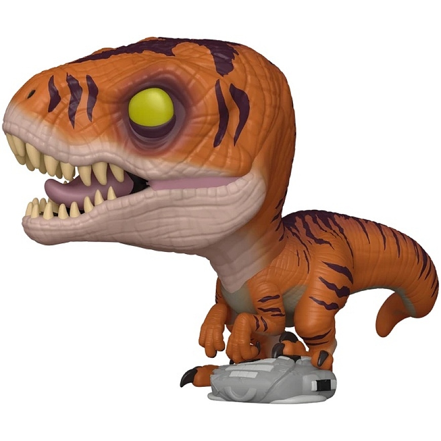 FUNKO POP! Vinüülkuju: Jurassic Park - Tiger Raptor, ~8.4 cm – 2