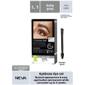 Neva Eyebrow Tint permanent hair dye ash gray, 30 ml