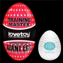 LOVETOY Giant Egg Masturbator Raudona LOVETOY Giant Egg Masturbator Raudona