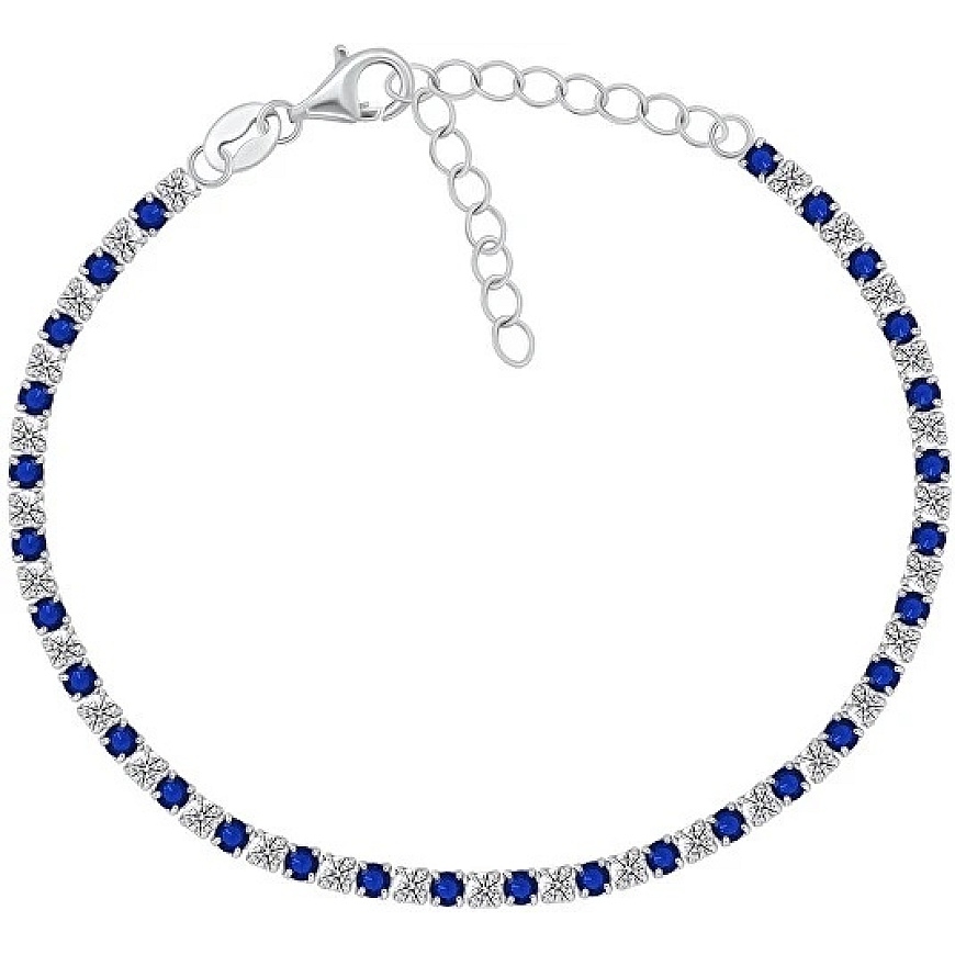 Brilio Silver Tennis Bracelet with Zirconia BRC88WB – 3