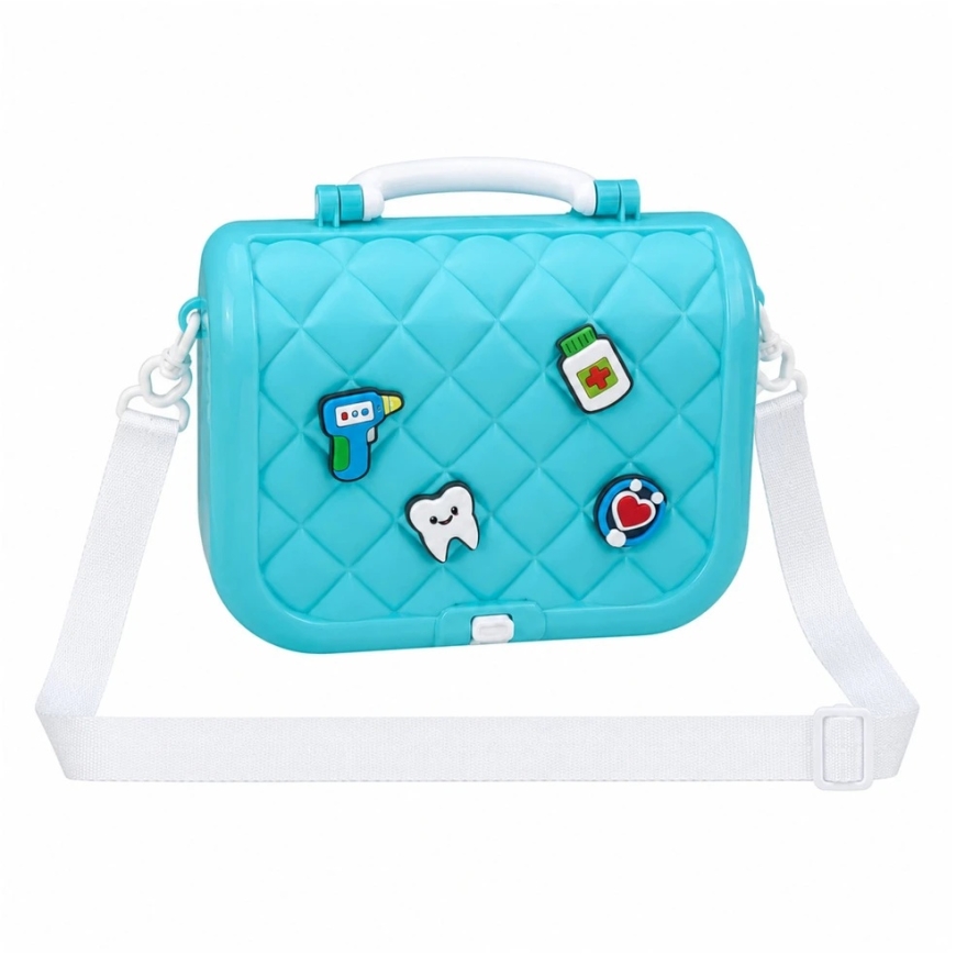 Набор врача Lean Toys 2 в 1, бирюзовый и белый, 23,5 × 17 × 9,5 см – 5