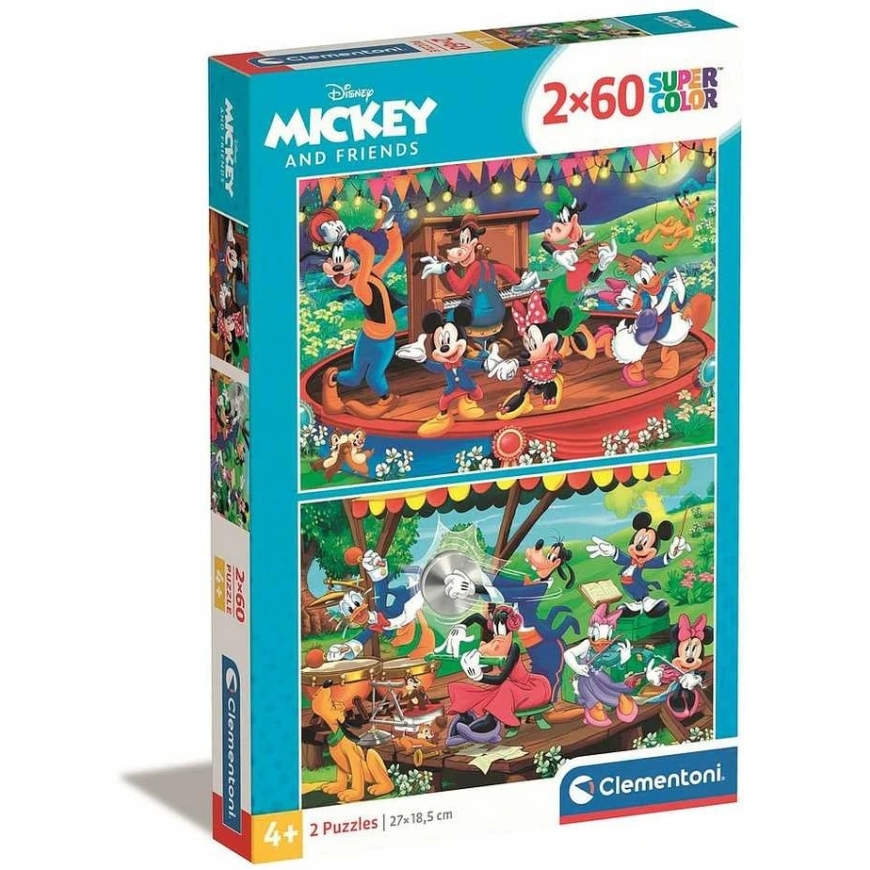 Clementoni Puzzle 2x60 pcs - Mickey Mouse and Friends – 3